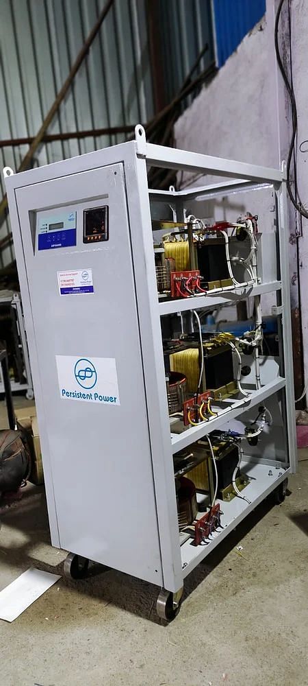 Three Phase Air Cooled Servo Stabilizers, For Industrial, 100 KVA