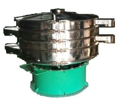 Three Phase And Single Deck Powder Sieving Machine