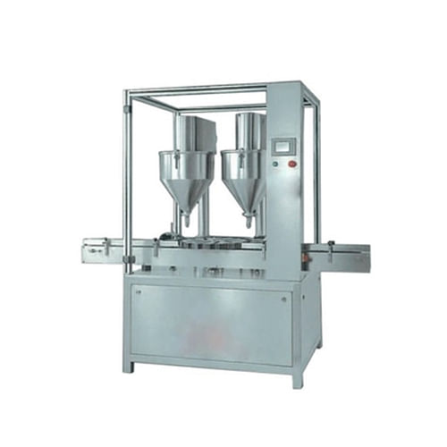 Three Phase Electric Double Head Auger Filling Machine, Model Name/Number: AEAPF-40, 2