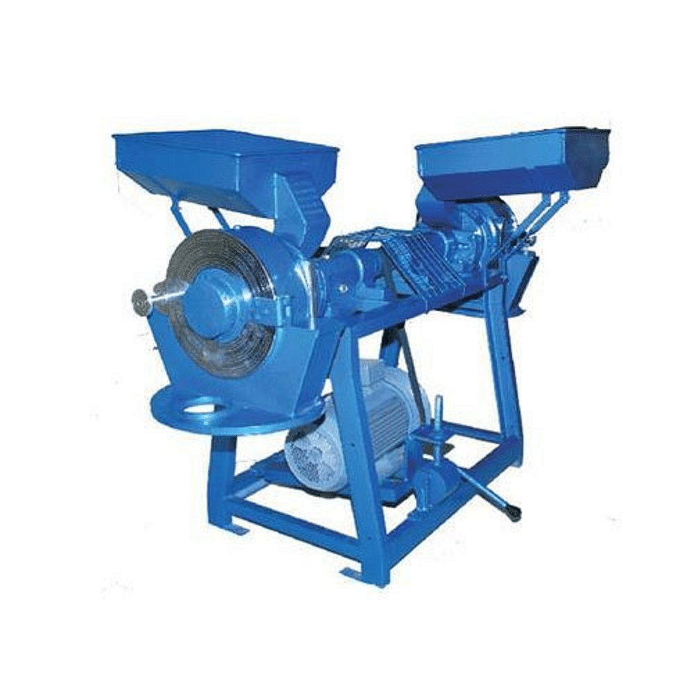 Three Phase Electric MS Double Head Pulverizer Machine, For Commercial