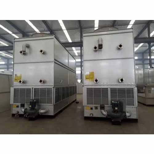 Three Phase Fiberglass Reinforced Polyester Closed Circuit Cooling Tower, For Industrial, Induced Draft