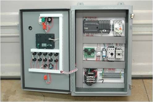 Three Phase Mild Steel PLC Control Panel, Generators And Automobile