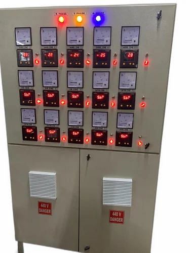 Three Phase Mild Steel PVC Pipe Machine Control Panel, IP Rating: IP55