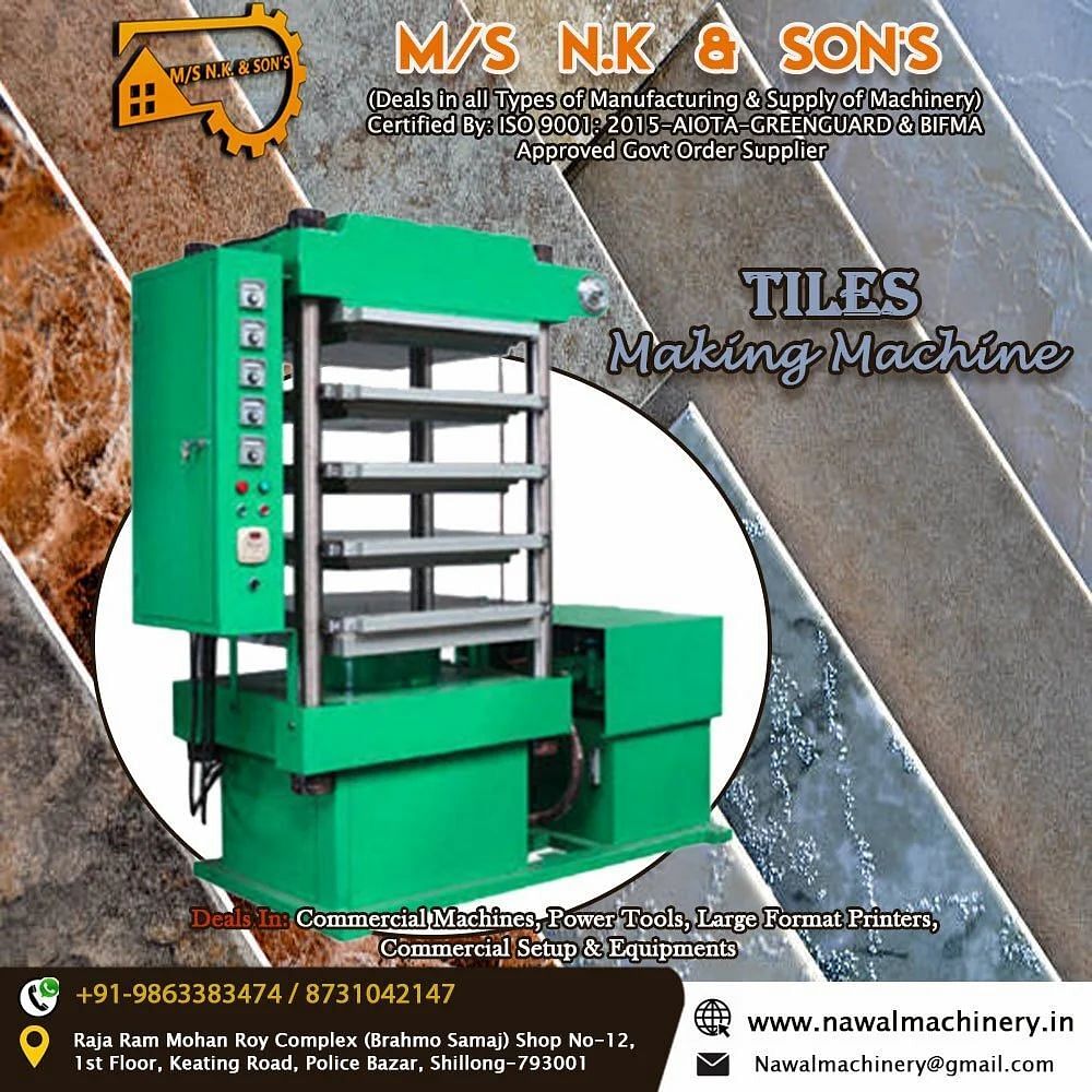 Tiles Making Machine