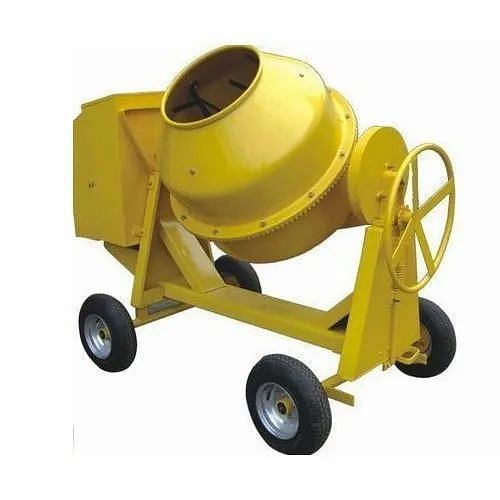 Tilting Mild Steel Mini Concrete Mixture Machine, Drum Capacity: 500 L