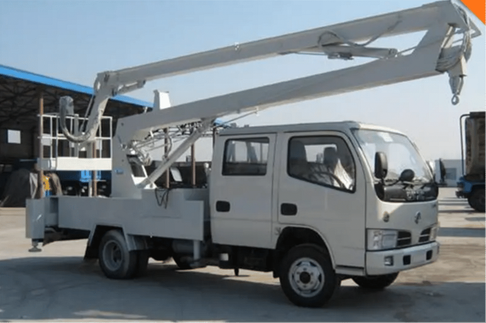 Tippermann Painted Steel Truck Mounted Aerial Platform, Double Mast, Model Name/Number: TAP-100