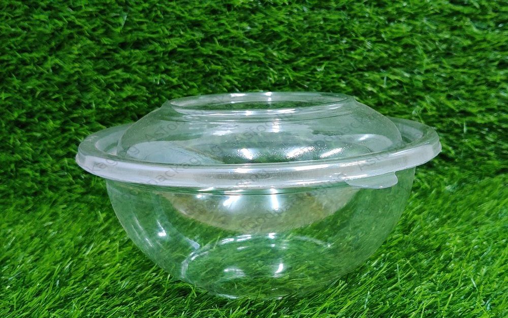 Transparent Plastic Disposable Blister Salad Bowl, For Event and Party Supplies