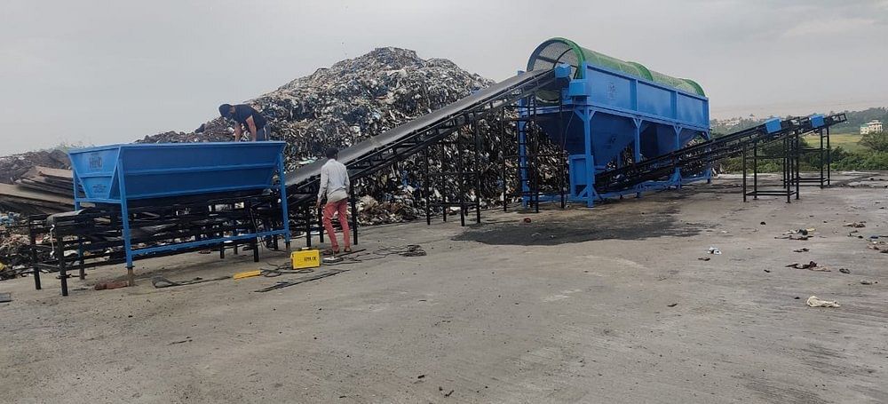 Treatment Capacity: 100 Tpd- 1000 Tpd Biomining Solid Waste Machines