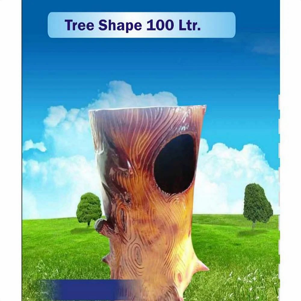 Tree Shape FRP Dustbin, Capacity: 100 Ltr