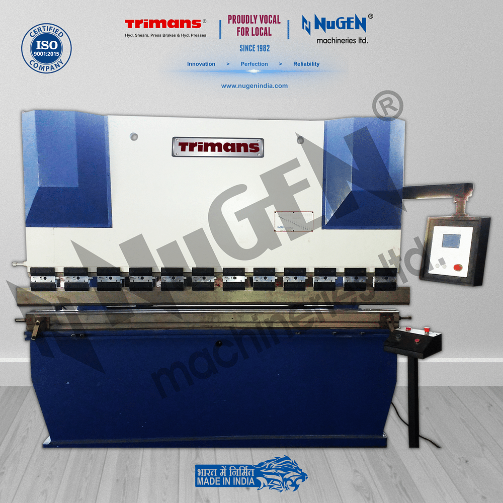 Trimans Hydraulic Bending Machine, Cutting Load: 0-30 ton, Automation Grade: Automatic