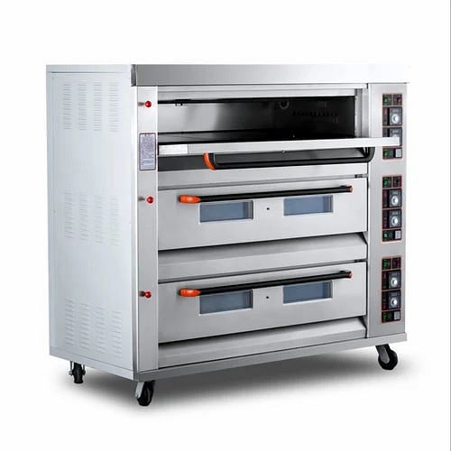 Triple Alzain 3 Deck 9 Tray Gas oven