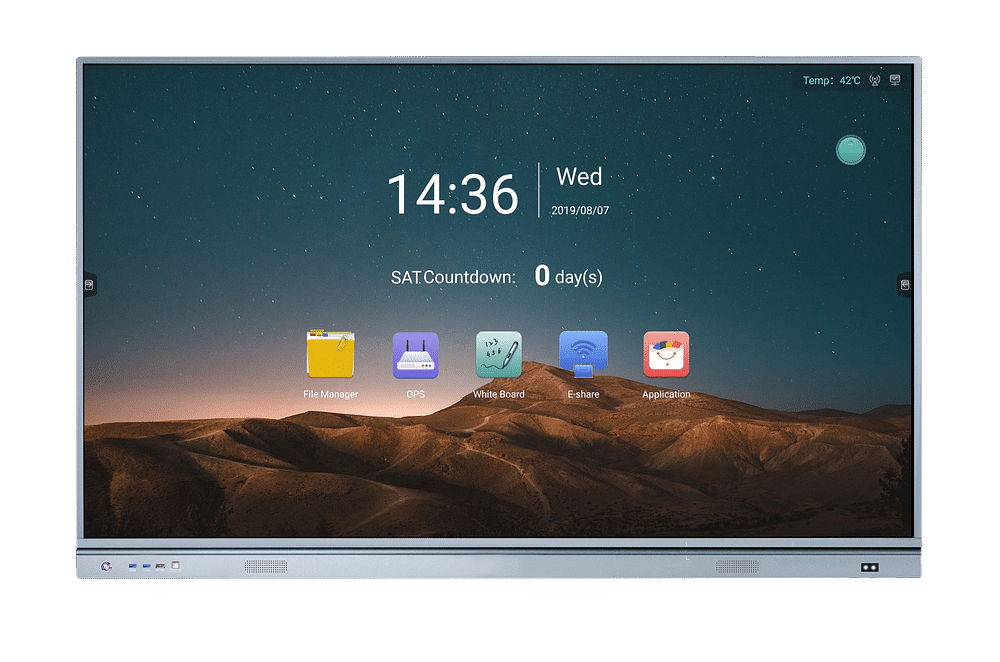 Trueview 85"" Interactive Flat Panel with Android 9.0 for School & Coaching