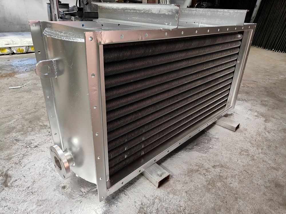 Tube Polished Textile Industry Steam Heat Exchangers, Air