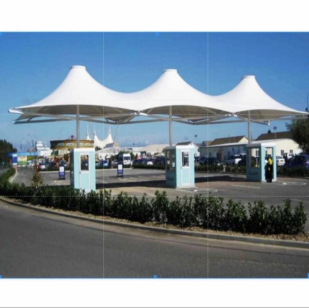 Tunnel Toll Plaza Tensile Fabric Canopy