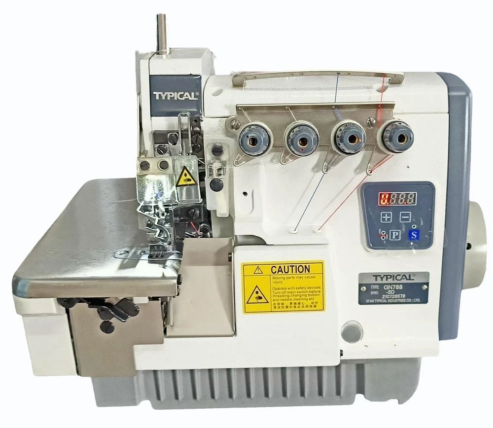 Typical 4 Thread Overlock & Interlock Sewing Machine