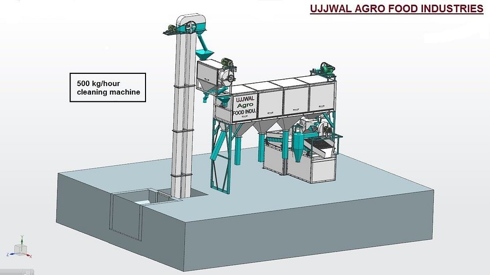 Ujjwal 2 Ton Seed Cleaning Machine, For Industrial