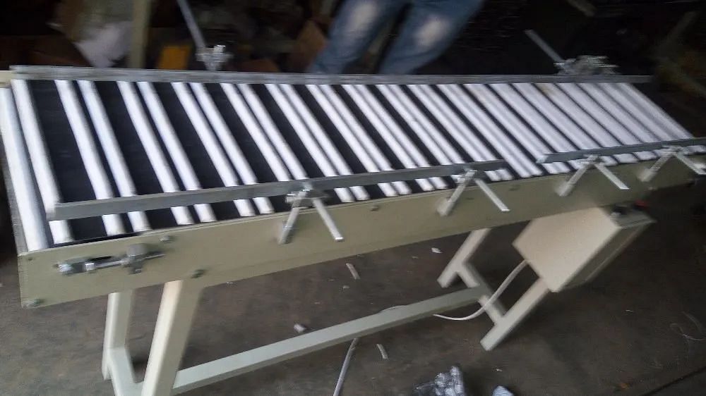 Umiya industries Mild Steel Grip Belt Conveyor, For Pharma, Capacity: 1-50 kg per feet