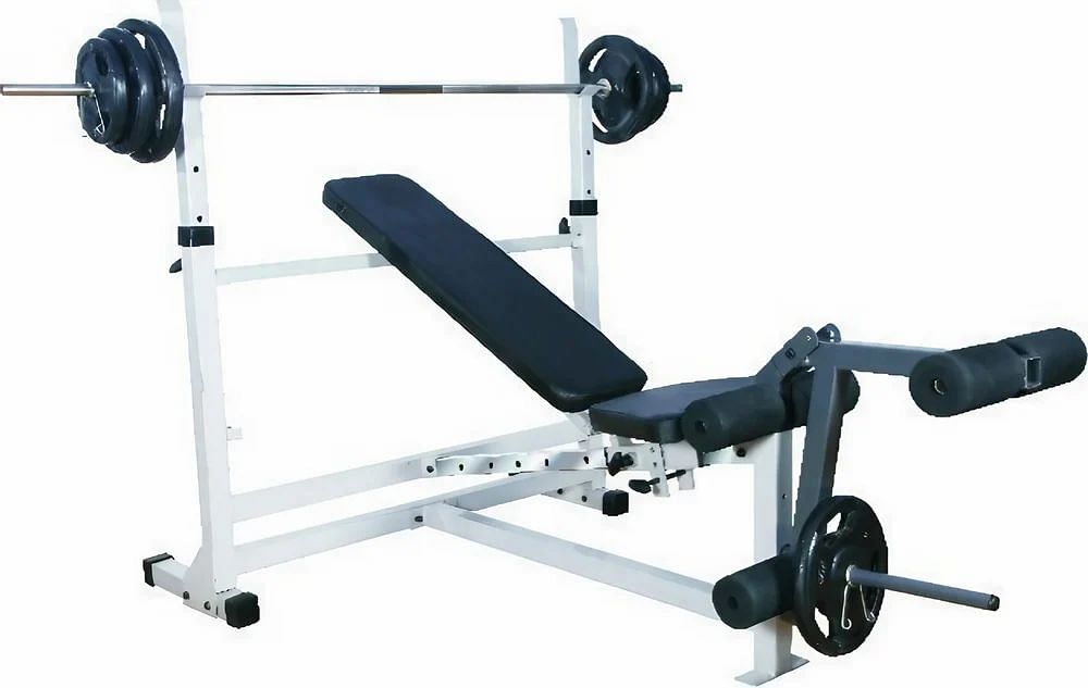 Unique Gym, Multi Purpose Bench with Leg Extension Curl