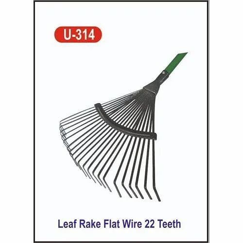 UNISON Leaf Rake Flat Wire 22 Teeth