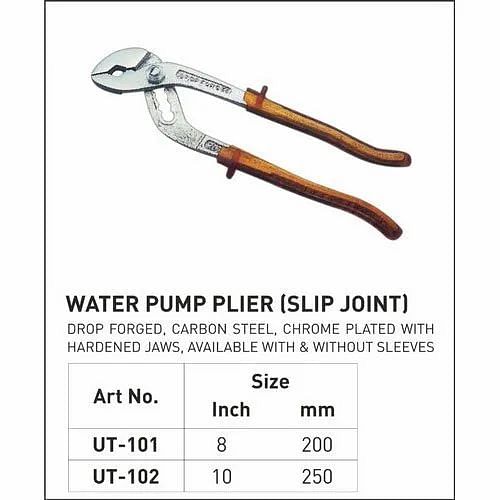 Unison Mild Steel Water Pump Plier, Size: 7 Inch, For Pipe Fitting