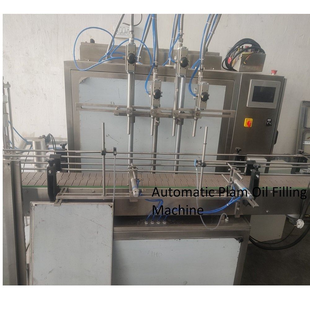 Up To 1000 ML Electric Automatic Plam Oil Filling Machine, Single Phase, Capacity: 100 ML To 1000 ML