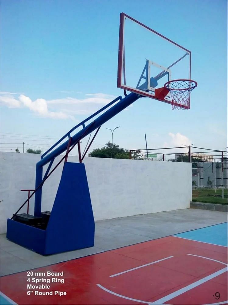 USFS Acrylic Basketball Pole, Size: 180x105 cm