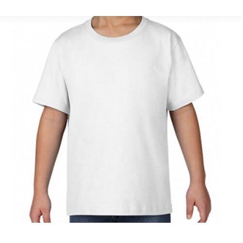 UVAJ White Round Neck T-Shirt, Size: Large