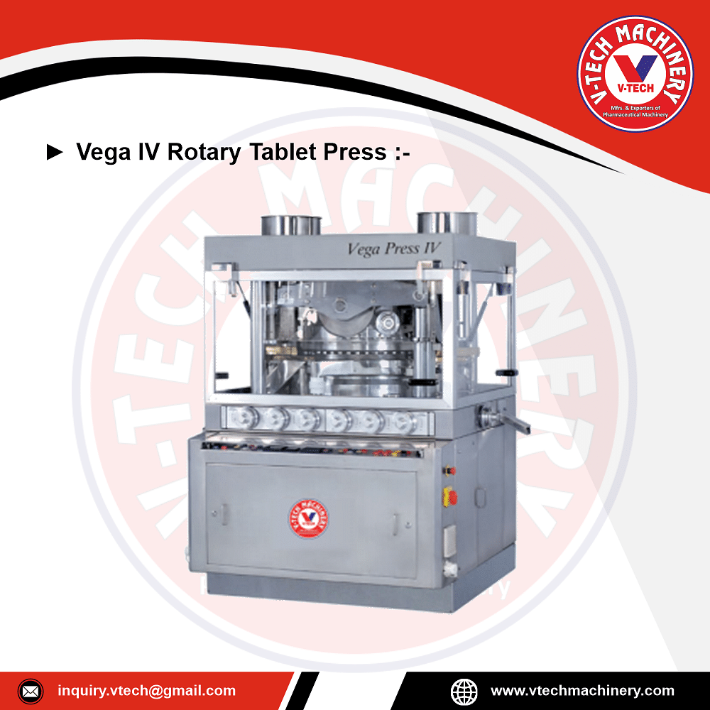 V-Tech Machinery GMP Rotary Tablet Press, Automation Grade: Automatic, Model Name/Number: VM-D-27