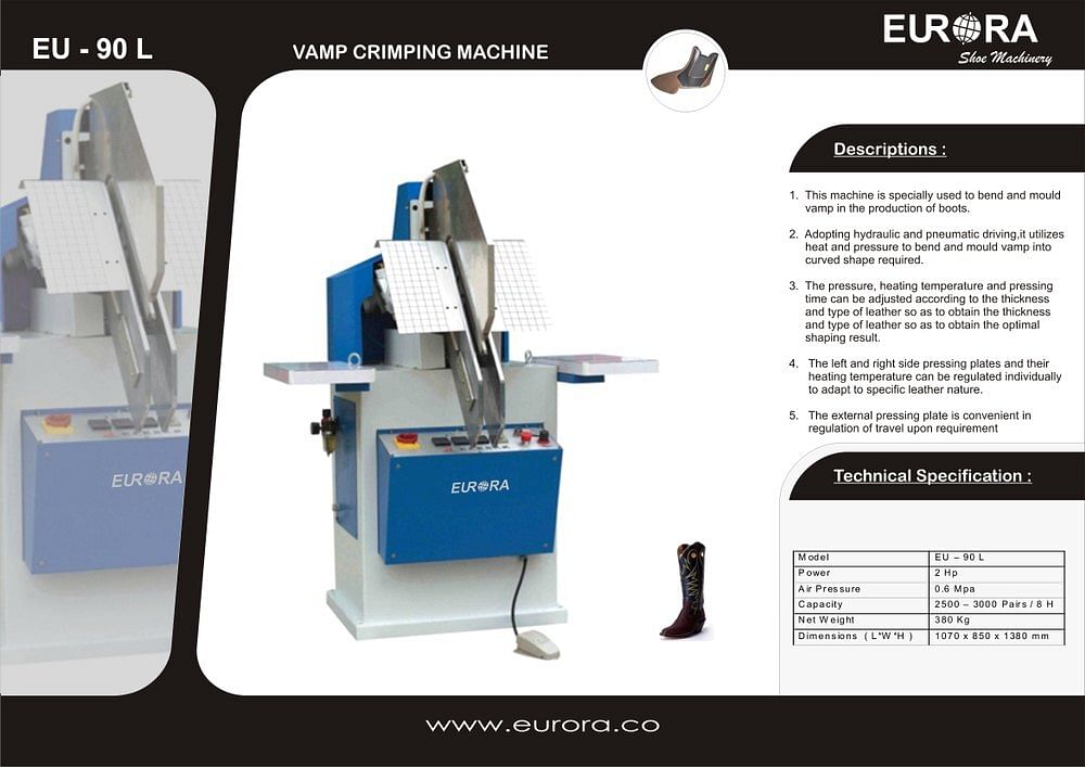 Vamp Crimping Machine