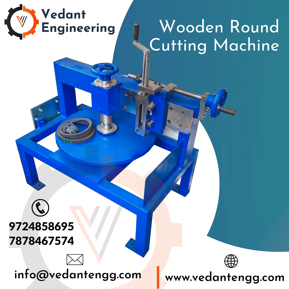 Vedant Engineering Single Phase Round Wood Cutting Machine, Model Name/number: Vew1