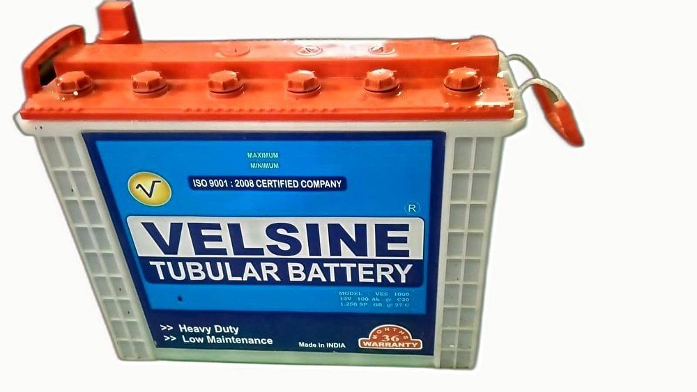 VELSINE Tall Tubular Battery 12 V