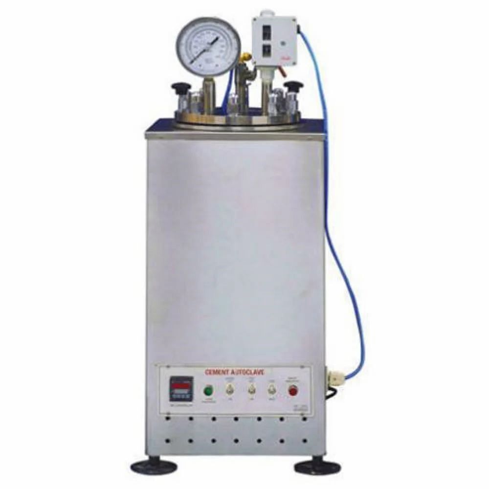 Vertical Double Wall Laboratory Cement Autoclave