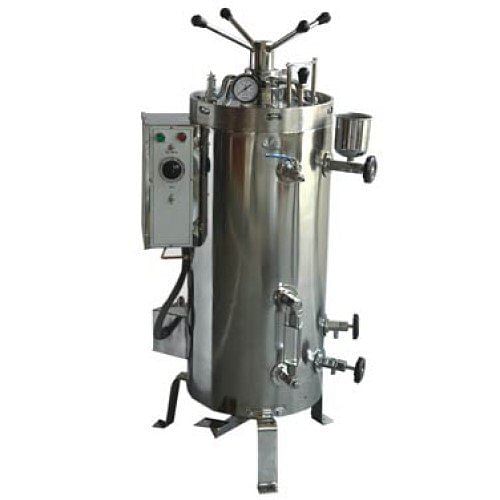 Vertical Double Wall Radial Lock Autoclave