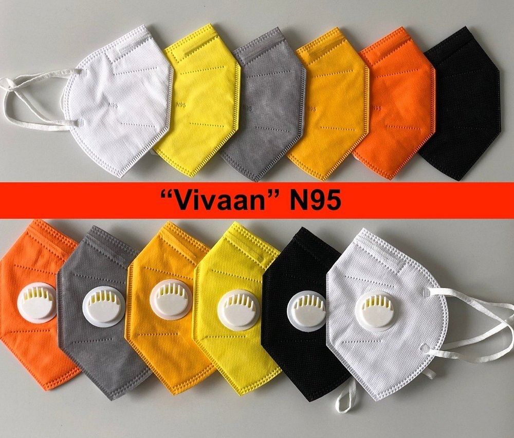 VIVAAN Disposable N95 Mask, Number of Layers: 5 Layers