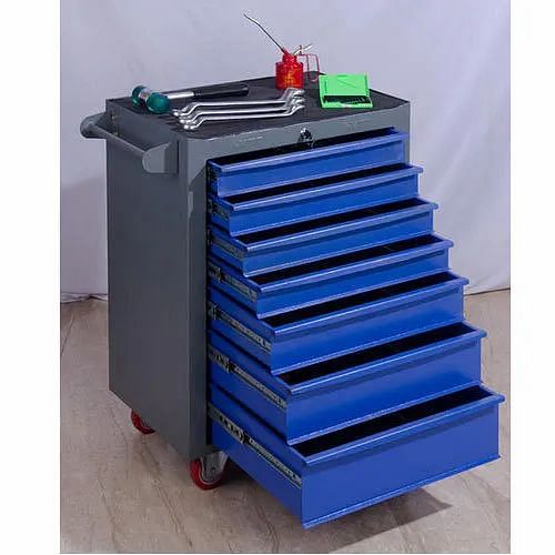 VMT Stainless Steel 7 Drawer Tool Trolley