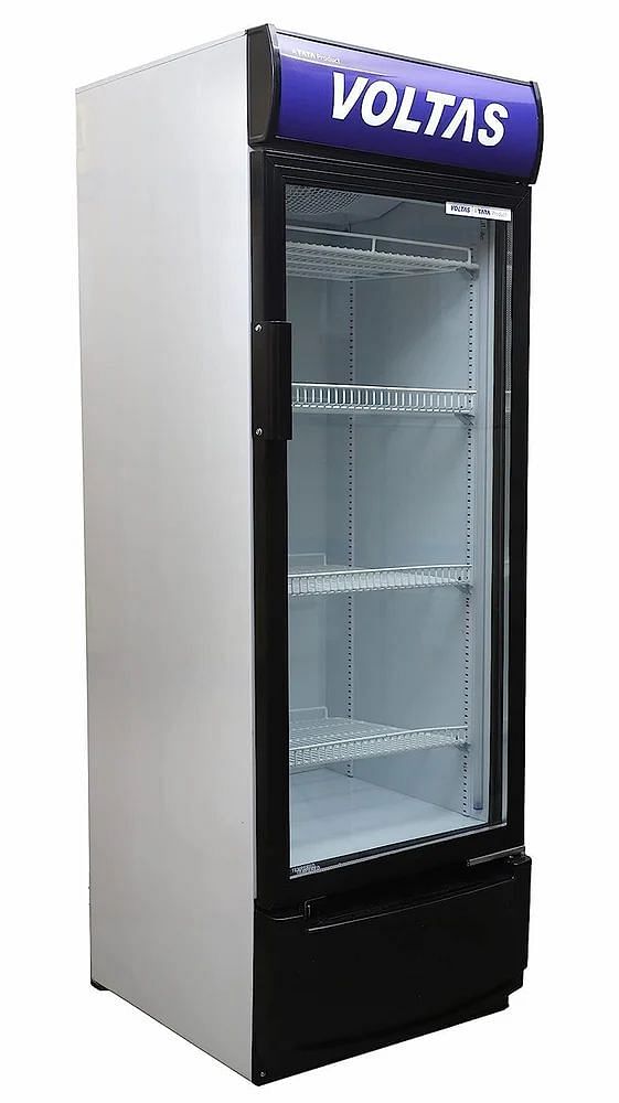 Voltas VC320 Visi Cooler Plastic Single Door, 320 Liters, Black