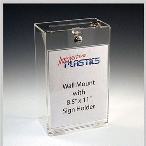 Wall Mounted Transparent Signage