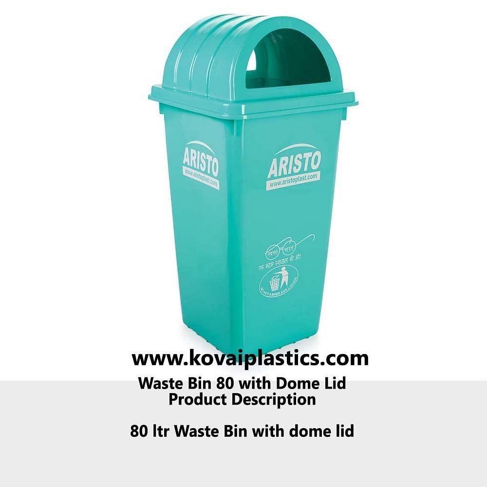 Waste Bin 80 With Dome Lid