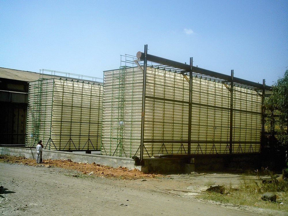 Water cooling tower Induced Draft Fanless and Filess