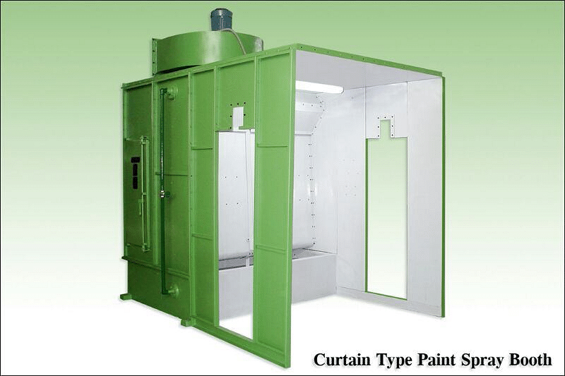 Water Curtain Type Paint Booth