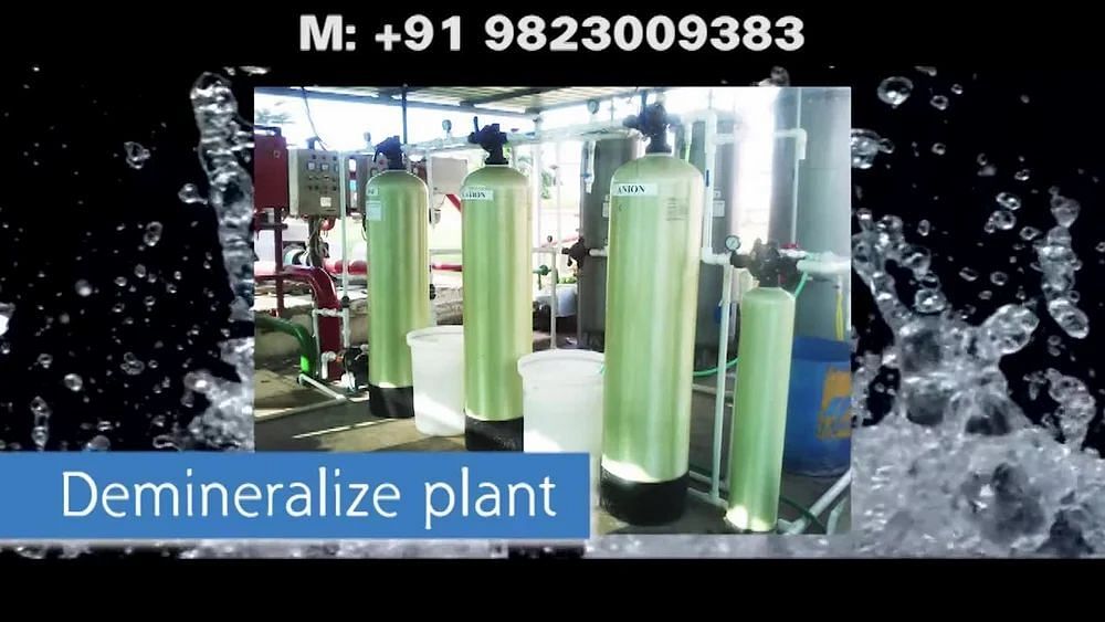 Water Demineralization Plant, For Industrial, Automation Grade: Automatic