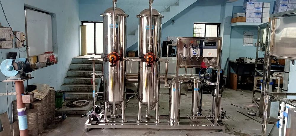 Water Filtration Plant For Steel Industry, For Industrial, Capacity: 100 LPH