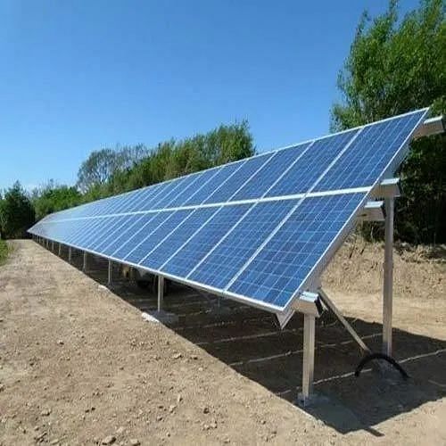 Websol Mounting Structure Ground Mounted Solar Power Plant, For Industrial, Capacity: 10 Kw