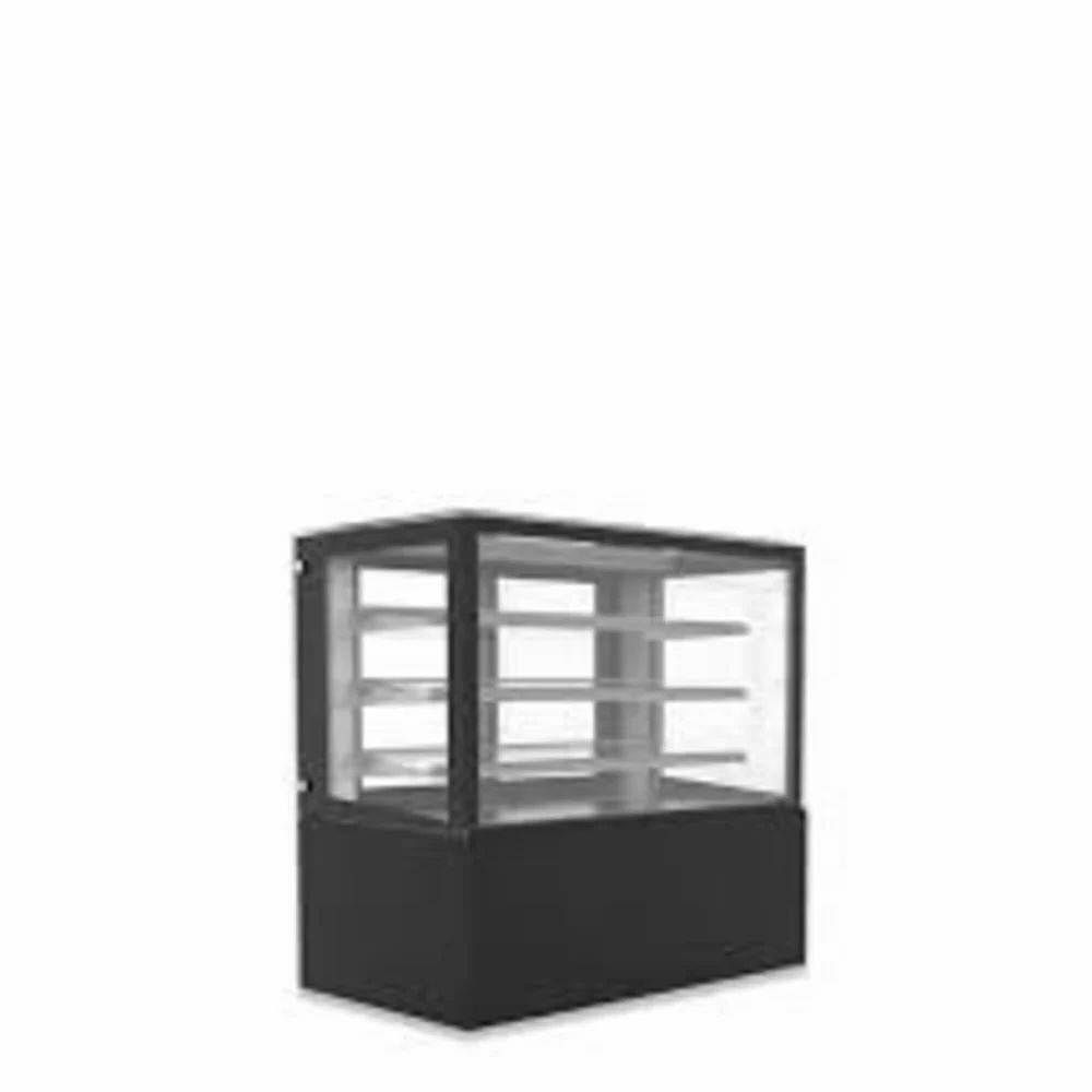 WESTERN Black Cake Display Counter, For Commercial, Cooling