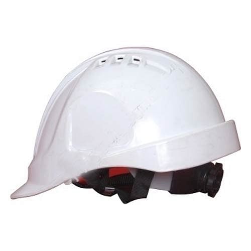 White ABS Plastic Plastic Safety Helmets