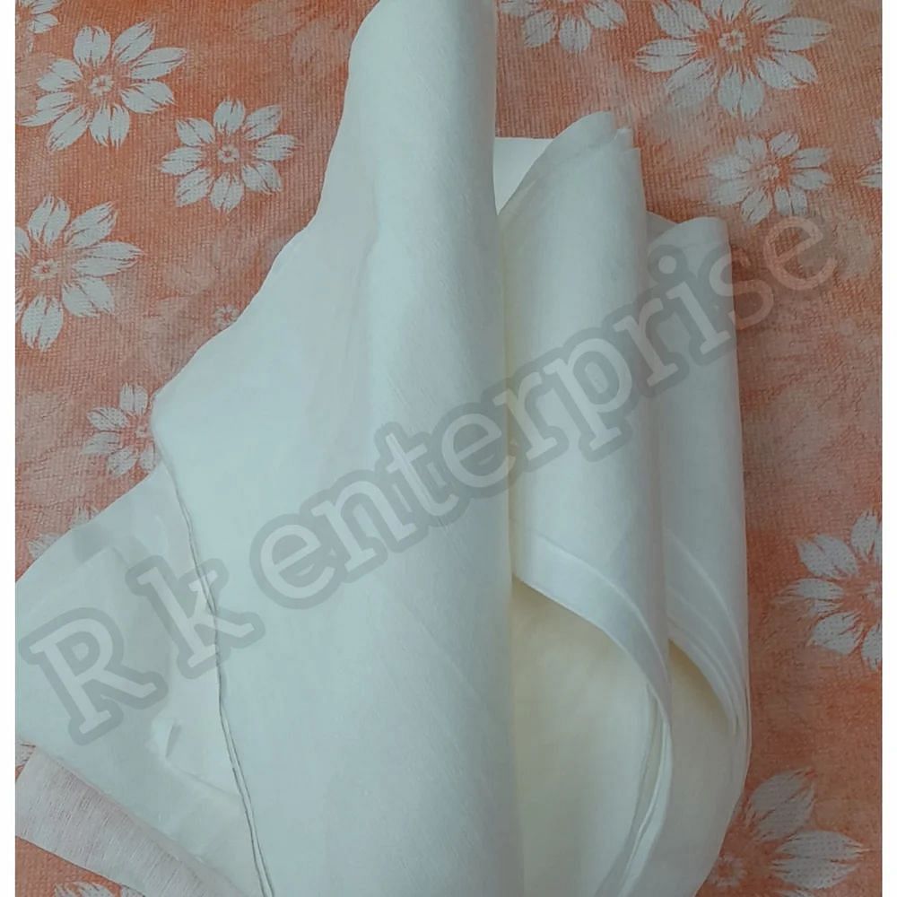 White AIRLAID TISSUE PAPER