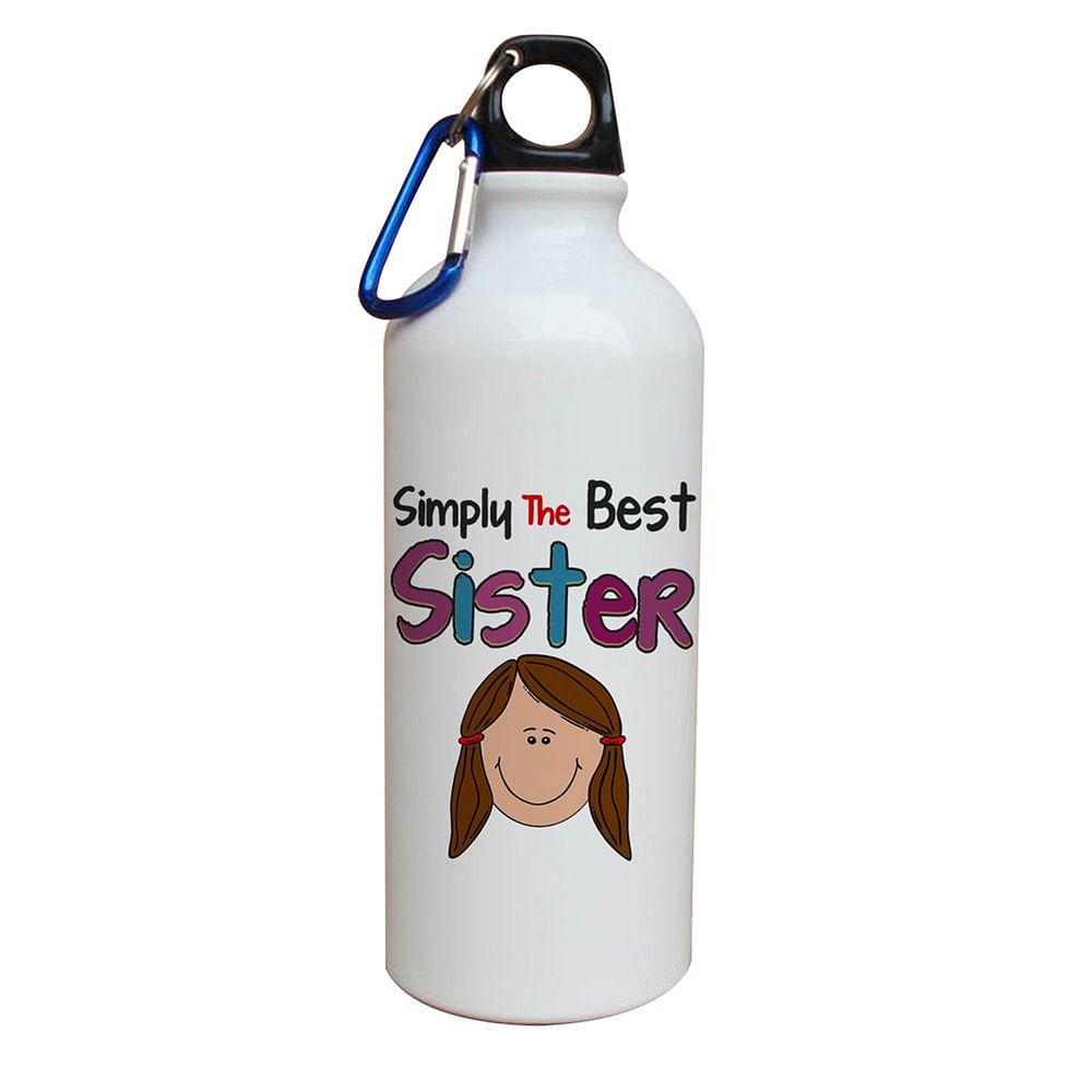 White Aluminium Sublimation Water Sipper Bottle, Capacity: 750 ml