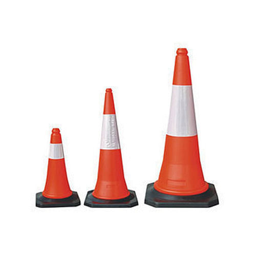 White And Orange ABS Plastic Traffic Safety Cones