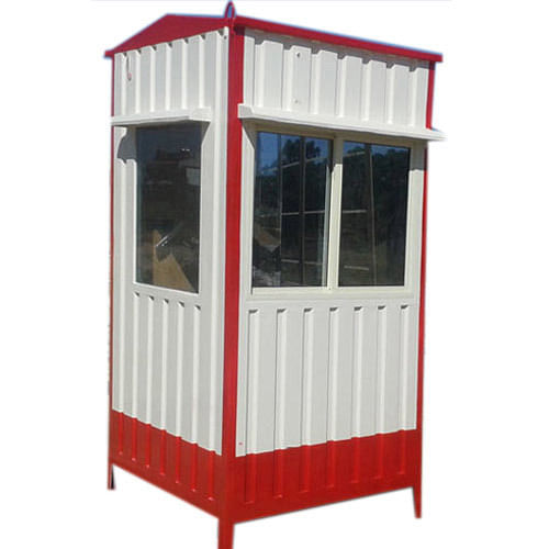 White And Red GI Security Cabin