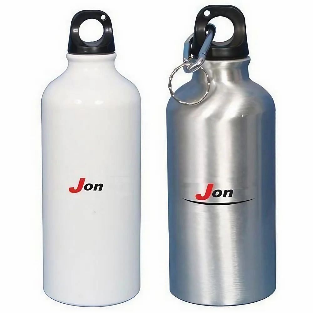 White And Silver Aluminium Sublimation Sipper Bottle, For Water Storage, Capacity: 600 ml